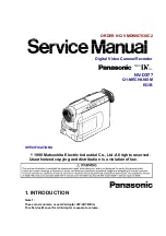 Предварительный просмотр 1 страницы Panasonic NV-DS77 Service Manual