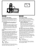 Preview for 20 page of Panasonic NV-DS990EG Operating Instructions Manual