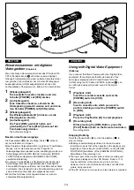 Preview for 73 page of Panasonic NV-DS990EG Operating Instructions Manual