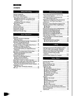 Preview for 3 page of Panasonic NV-DX100EN Operating Instructions Manual