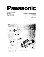 Panasonic NV-DX1EN Operating Instructions Manual preview