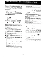 Предварительный просмотр 28 страницы Panasonic NV-F65EA Operating Instructions Manual