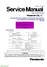 Preview for 1 page of Panasonic NV-FJ621B Service Manual