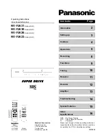 Panasonic NV-FJ623 Operating Instructions Manual preview