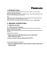 Предварительный просмотр 2 страницы Panasonic NV-FJ623EC Service Manual