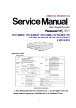 Preview for 1 page of Panasonic NV-FJ625B Service Manual