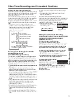 Предварительный просмотр 23 страницы Panasonic NV-FJ710 Series Operating Instructions Manual