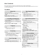 Preview for 2 page of Panasonic NV-FJ760 Series Operating Instructions Manual