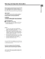 Preview for 7 page of Panasonic NV-FJ760 Series Operating Instructions Manual