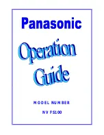 Panasonic NV FS100 Operation Manual preview