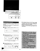 Preview for 18 page of Panasonic NV-G15EM Operating Instructions Manual