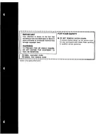 Preview for 3 page of Panasonic NV-G25 Series Operating Instructions Manual