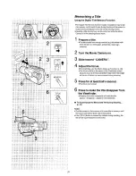 Предварительный просмотр 29 страницы Panasonic NV-G303B Operating Instructions Manual