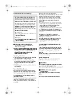 Предварительный просмотр 2 страницы Panasonic NV-GS 8 EGE Operating Instructions Manual