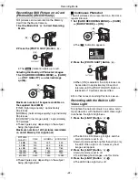 Предварительный просмотр 21 страницы Panasonic NV-GS 8 Operating Instructions Manual