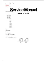 Предварительный просмотр 1 страницы Panasonic NV-GS10B Service Manual