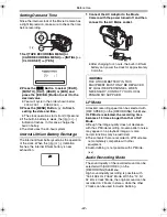 Предварительный просмотр 20 страницы Panasonic NV-GS120 Operating Instructions Manual