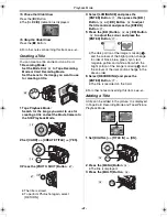 Предварительный просмотр 41 страницы Panasonic NV-GS120 Operating Instructions Manual