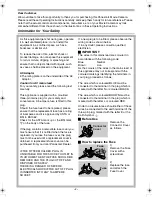 Preview for 2 page of Panasonic NV-GS120EB Operating Instructions Manual