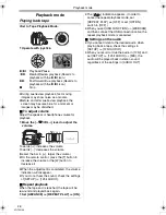 Предварительный просмотр 36 страницы Panasonic NV-GS140EB Operating Instructions Manual