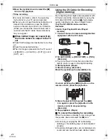 Предварительный просмотр 42 страницы Panasonic NV-GS140EB Operating Instructions Manual