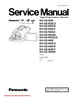 Panasonic NV-GS150EG Service Manual preview