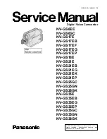 Panasonic NV-GS17E Service Manual preview