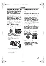 Preview for 85 page of Panasonic NV-GS180EP Operating Instructions Manual