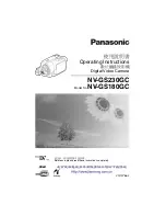 Предварительный просмотр 1 страницы Panasonic NV-GS230GC Operating Instructions Manual