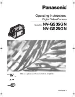 Panasonic NV-GS25 Operating Instructions Manual preview