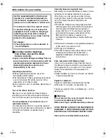 Preview for 2 page of Panasonic NV-GS25 Operating Instructions Manual