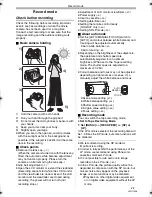 Preview for 21 page of Panasonic NV-GS27 Operating Instructions Manual