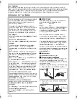 Предварительный просмотр 2 страницы Panasonic NV-GS27EB Operating Instructions Manual