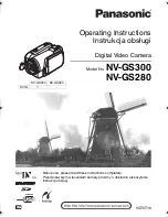 Panasonic NV-GS280 Operating Instructions Manual preview