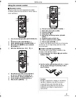 Preview for 21 page of Panasonic NV-GS280 Operating Instructions Manual