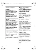 Preview for 2 page of Panasonic NV-GS320 Operating Instructions Manual