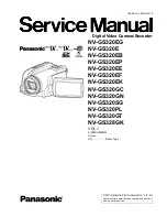 Panasonic NV-GS320E Service Manual preview