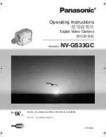 Panasonic NV-GS33GC Operating Instructions Manual предпросмотр