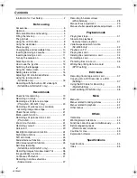 Preview for 4 page of Panasonic NV-GS35EB Operating Instructions Manual