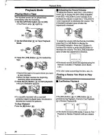 Preview for 36 page of Panasonic NV-GS400 Operating Instructions Manual