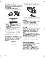 Предварительный просмотр 18 страницы Panasonic NV-GS400EB Operating Instructions Manual