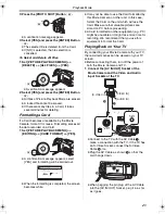 Предварительный просмотр 43 страницы Panasonic NV-GS400EB Operating Instructions Manual