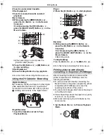 Предварительный просмотр 47 страницы Panasonic NV-GS400EB Operating Instructions Manual