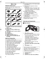 Preview for 4 page of Panasonic NV-GS400GN Operating Instructions Manual