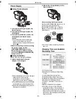 Предварительный просмотр 72 страницы Panasonic NV-GS50EN Operating Instructions Manual