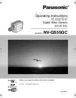 Предварительный просмотр 1 страницы Panasonic NV-GS55GC Operating Instructions Manual