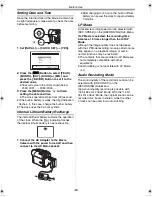 Предварительный просмотр 69 страницы Panasonic NV-GS55GC Operating Instructions Manual