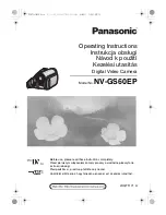 Panasonic NV-GS60EP Operating Instructions Manual preview