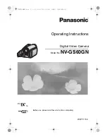 Panasonic NV-GS60GN Operating Instructions Manual preview