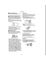 Предварительный просмотр 19 страницы Panasonic NV-GS70A Operating Instructions Manual